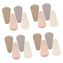 Healeved 16pcs Nail Scissors Protective Cover Pu Nipper and Cuticle Scissor Sleeves for Safe Storage and for Home and Professional Nail Care