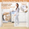 120" Extra Wide Retractable Baby Gates Mesh Gate, Long Retractable