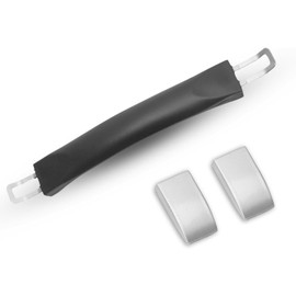 HERCHR Tirador De Asa para Equipaje, 24,6 Cm Correa De Repuesto Portátil Reemplazo De Empuñadura con Tapa De Extremo De Metal para Maleta Funda para Equipaje