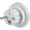 Go Travel Earthed UK-EU European Compact Adaptor (Adapter Ref 524)