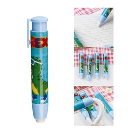 10Pcs Retractable Eraser Pens Decompression Erasers Gift Bag Fillers for Kids Students Birthday Gifts Christmas Favor Retractable Eraser Pen for Kids Retractable Eraser Pen Refills Retractable Eraser