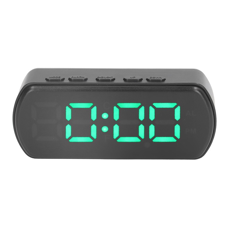 Digital Alarm Clocks Snooze Temperature 12 24Hr Small Electronic Desk