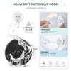 VIS'V Suction Cup Hooks, Small Shower Suction Hooks, Heavy Duty,