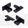Push in Plinth Fasteners Fittings Press Fit Panel Clips x4，Panel