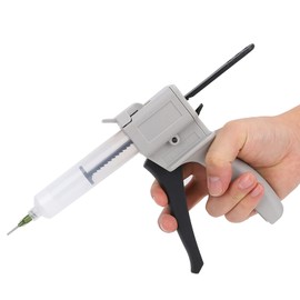 Dispenser Gun, 30ml Single Tube Glue Gun Impression Mixing Dispensing Gun Applied to AB Plastic Tube Plastic Manual Single Tube Handle Liquid Gun Tool for Pressing Squeezing