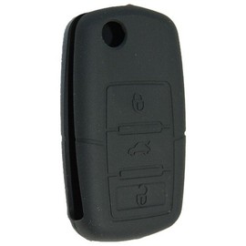 HQRP Key Fob for Volkswagen VW Jetta GL GLX 2001 2002 2003 01 02 03 Black Folding Flip Case Shell Remote Protective Cover Sun Meter