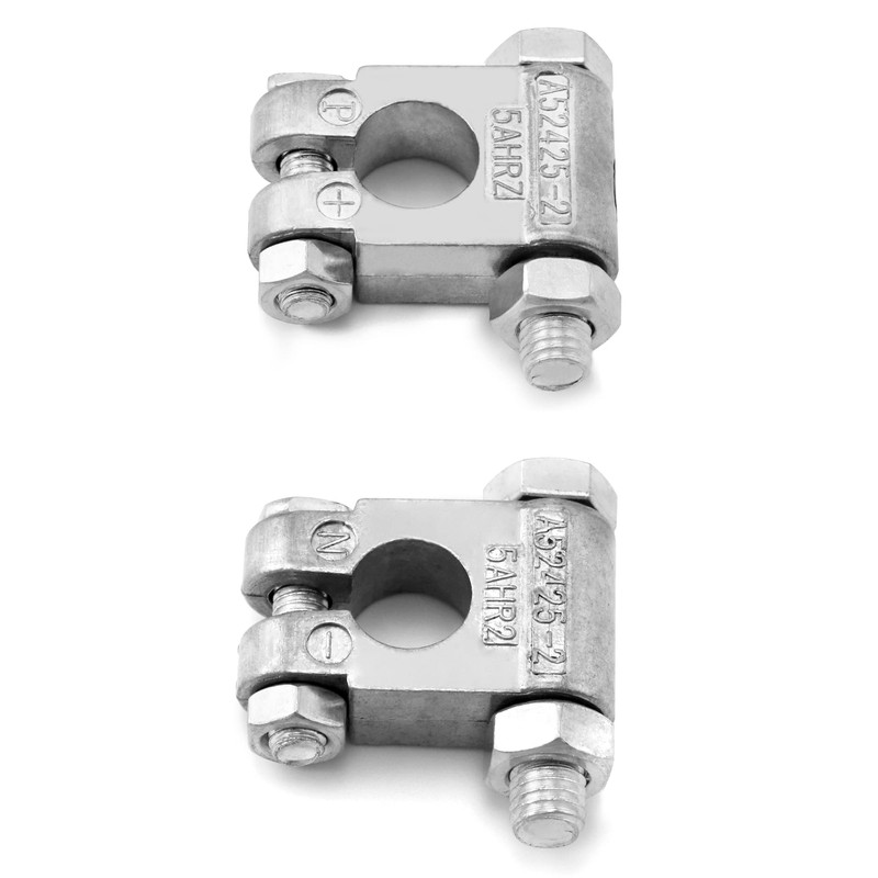 QWORK Military Spec Battery Terminals, 2 Pairs Negative and Positive