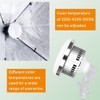 2Pack 135W Photography Light Bulb Dimmable Tricolor LED Bulbs 2700-6400K
