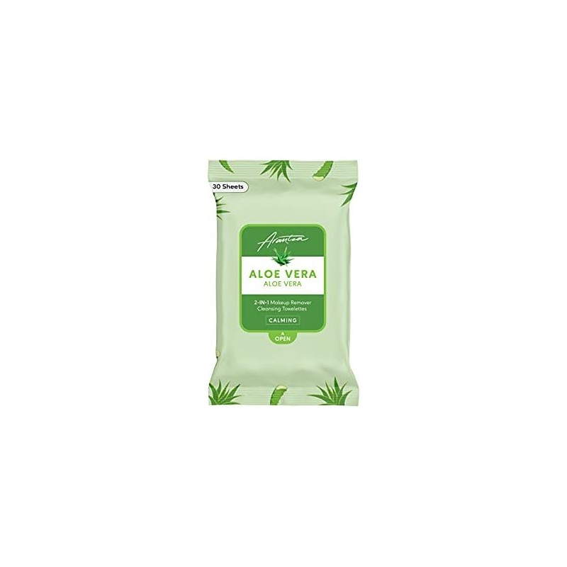 ALOE VERA 2 IN 1 MAKEUP REMOVER CLEANSING TOWELETTES ARANTZA