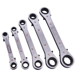 Amtech K1500 5 Piece Ring Ratchet Spanner Set