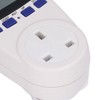 Power Meter Plug with Battery LCD 7 Display Modes Electricity