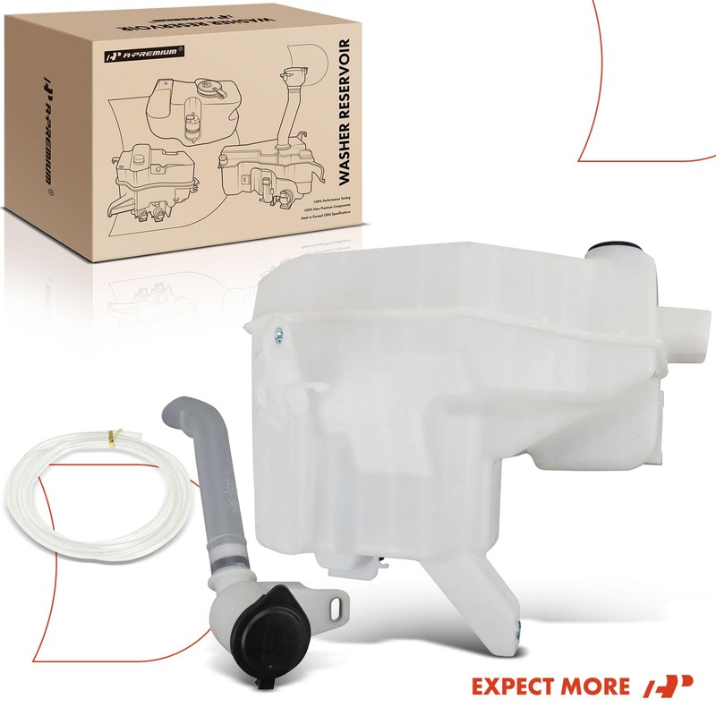 A-Premium Windshield Washer Reservoir Tank Assembly Compatible with Toyota Highlander