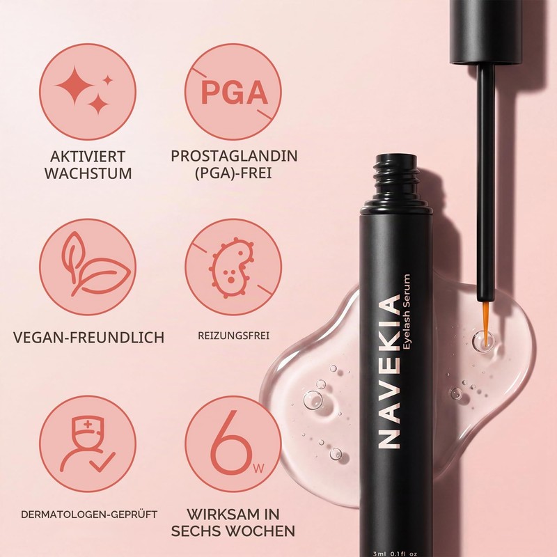 Navekia Eyelash Serum 2026 M 3 ml for Sensitive Eyes