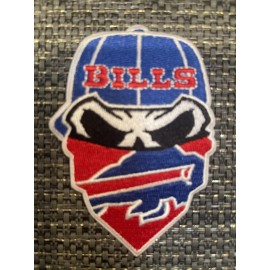 Buffalo Bills vintage embroidered iron on patch 3” X 2.5