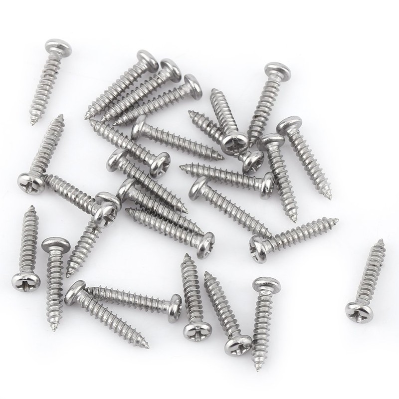 Pack of 200 SS Grade 304 Stainless Steel M3 Self-Tapping