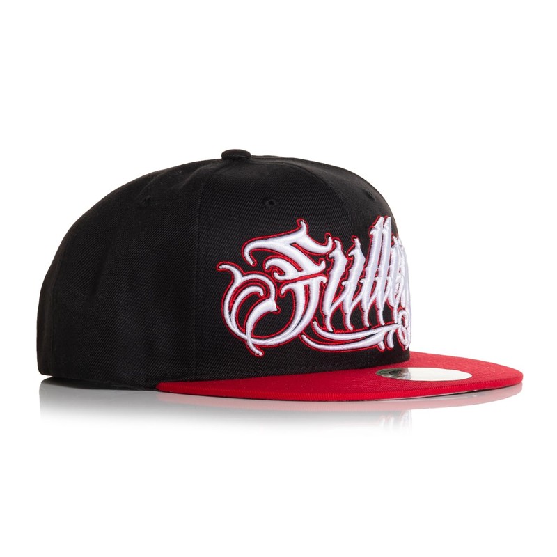 Sullen Men's Ups and Downs Black/Red Snapback Hat, red