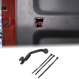 Car Tailgate Emergency Locks Holder Fit Toyot@a FJ Cruiser 2007-2021 Car Aluminum Tailgate Lock Switch Bracket Rear Door Panel Forced Door Opening Switch Bracket Installation Replacement Accessories