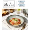 8.5'' Ceramic Pasta Bowls, 36oz Stoneware Salad Bowls Set of