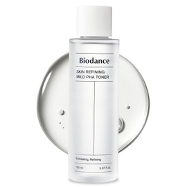 Biodance Skin Refining Mild PHA Toner, Gentle Exfoliating Face Toner for Sensitive Skin with Ceramides & NMF | 5.07 fl.oz,150ml