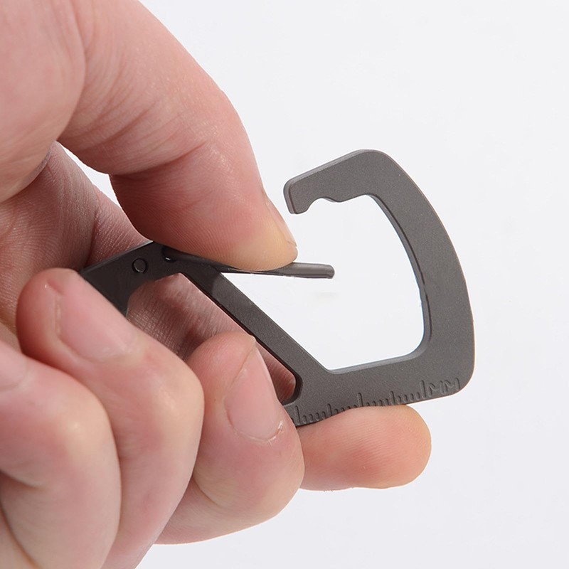 SEIWEI Quick Release Keychain Titanium Alloy 6 Angle Wrench Multifunctional