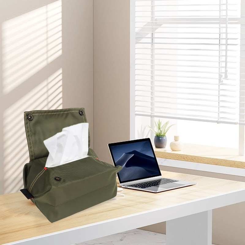 Tissue Storage Bag Waterproof Antidust Foldable Lightweight Portable Car Tissue