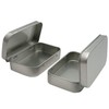 12 Pcs Metal Hinged Tin Box Container Mini Portable Small