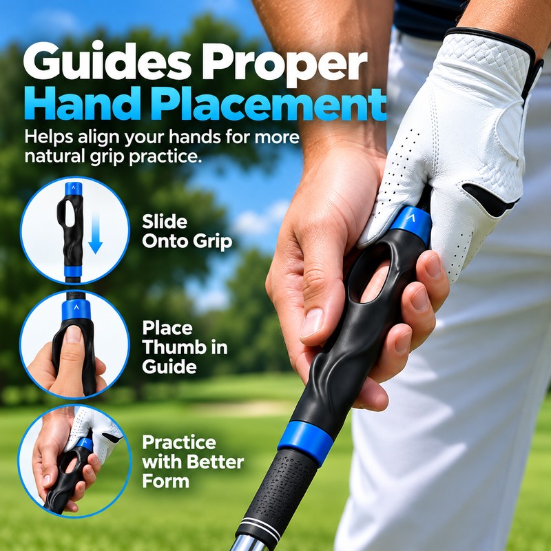 Golf Grip Trainer for Beginners – Hand Position Correction Practice