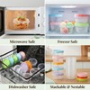VINATO 12Pcs Contenitori Piccoli per Alimenti, 200ml Contenitori per Congelatore