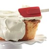 Norpro 3 Piece Silicone/Stainless Steel Kitchen Spatula Set - Red,