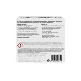 ZEISS Glasses Cleaning Wipes with Alcohol for Gentle and Thorough Cleaning of Your Lenses, Each Cloth Individually is Packed, Ideal for Travel, Pack of 50