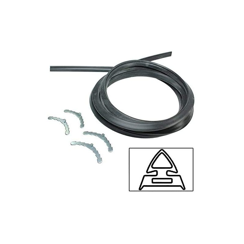 Spares2go 4 Sided Rubber Door Seal for Logik Oven/Cooker (196cm