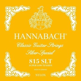 Hannabach 652507 Series 815 Silver Special Super Low Tension String Set for Classic Guitar - Gold