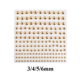 2 Sheets Fake Lip Piercing Stickers Self Adhesive Gold Gem Stickers Rhinestone Eyebrow Bling Sticker for DIY Crafts Makeup