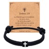 YIHOON Cross Bracelet Christian Easter Basket Stuffers for Teens Men