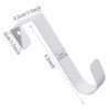 Romeda 4 Pack Over The Door Hooks, Sturdy Metal Single