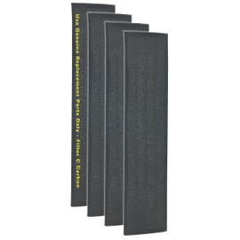GermGuardian Genuine Carbon Air Purifier Replacement Filter for Use with FLT5000 Filter C for Air Purifier Models AC5000, AC5300, AC5350, CDAP5500 and PureGuardian Model AP2800CA, 4-Pack FLT28CB4