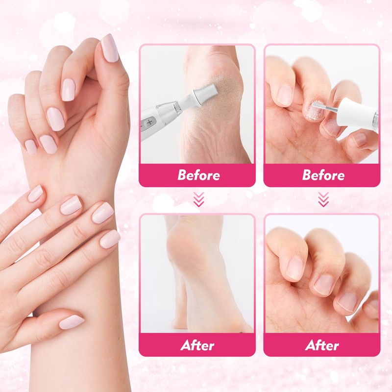 BEAUTURAL Electric Manicure, Nail Drill Kit, Electric Nail File Set