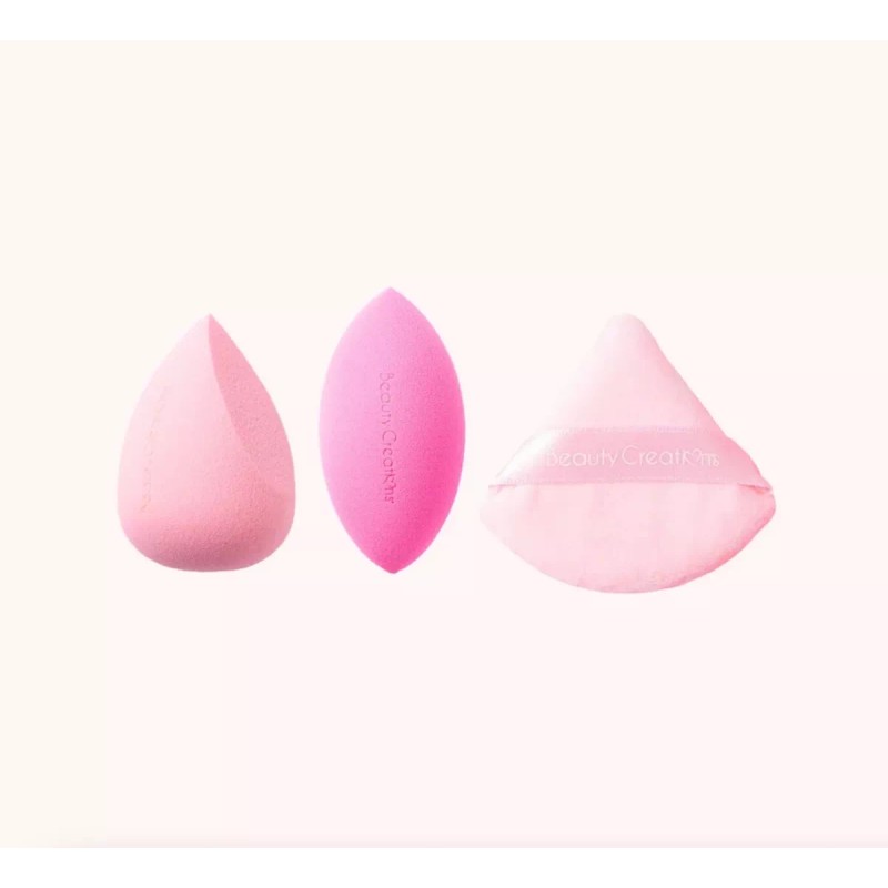Beauty Creations Set Esponjas Blenders Sin Latex Blend Trio Beauty