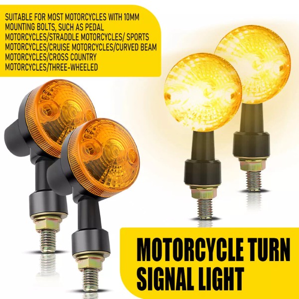 Unbranded 4PCS Motorcycle Turn Signal Lights For Suzuki Intruder VL800