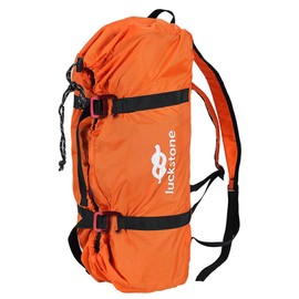 Namolit Outdoor Climbing Rope Bag Folding Waterproof Climbing Equipment Carrying Bag for Camping Mountaineering Orange
