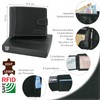 WILD THINGS ONLY !!! Men's Genuine Leather Wallet with RFID