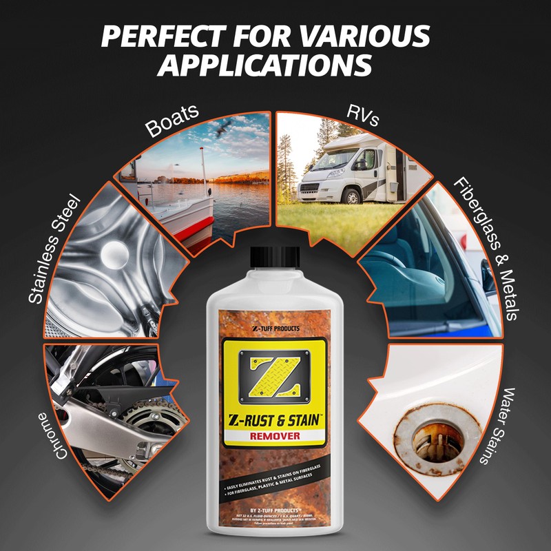 Z-Hull Rust & Stain Remover Gel – Instant Marine Hull