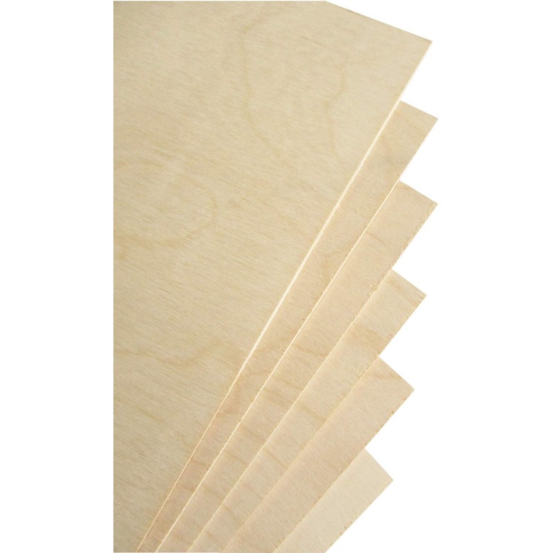 Premium Baltic Birch Plywood,3 mm 1/8"x 12"x 18" Thin Wood