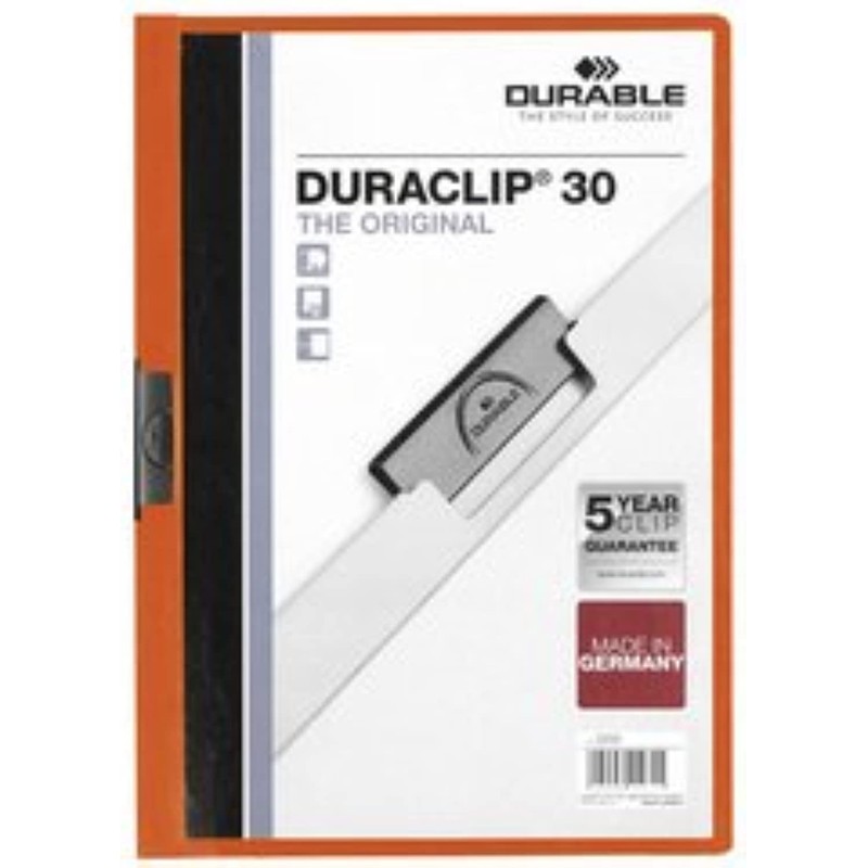 DURACLIP 30 A4 Clip Folder | Holds Up-to 30 Sheets