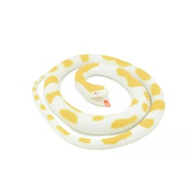Collectible Wildlife Gifts Albino Python Snake, Rubber, Bendy Toy, Realistic, Gag Gift, 42" WR26 BB316