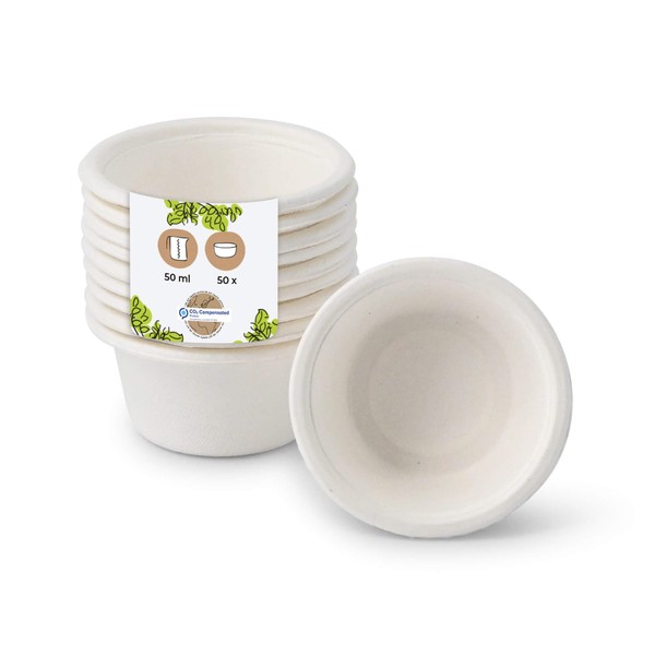 BIOZOYG Environmentally Friendly Sugar Cane Cups, Disposable Cups, Disposable Cups,