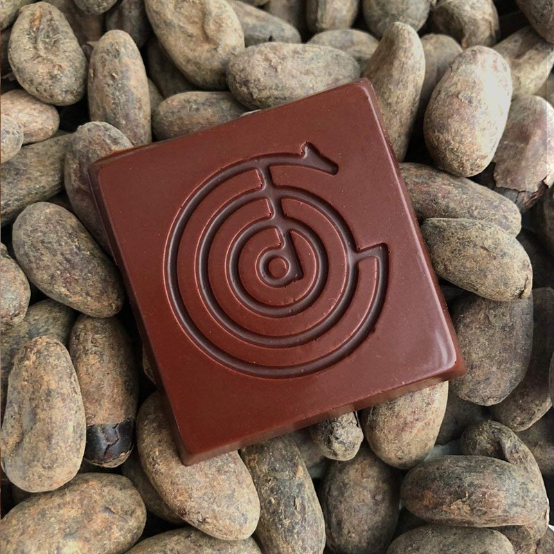 The Good Chocolate - Ginger Chocolate Squares, Zero Sugar, Lower
