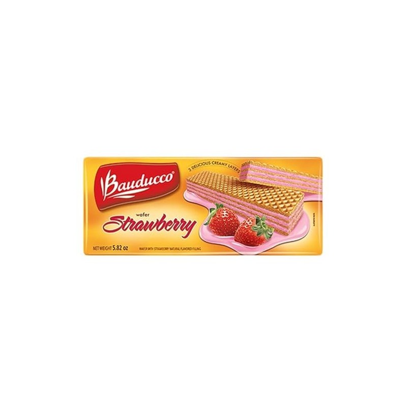Bauducco Cookie Wafer Strwbry