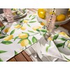 DII Lemon Bliss - Mesa para Exteriores, colección Resistente a