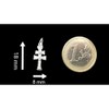 Sebaoth Caravaca Cross Sterling Silver 925 M Made and Blessed